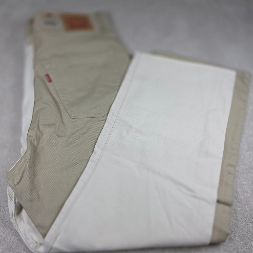 Levi's 501 Original Cropped Jeans Womens 31x27 Two Tone Colorblock Button Fly